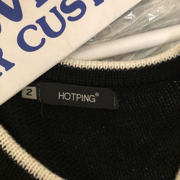 Super cute black and white top by Hot Ping direct from Korea. - Picture 3 of 3